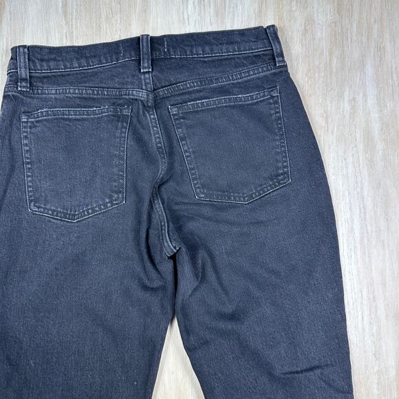 Abercrombie & Fitch The Skinny High Rise Edgy Distressed Ripped Black Jeans 28 - Picture 15 of 15